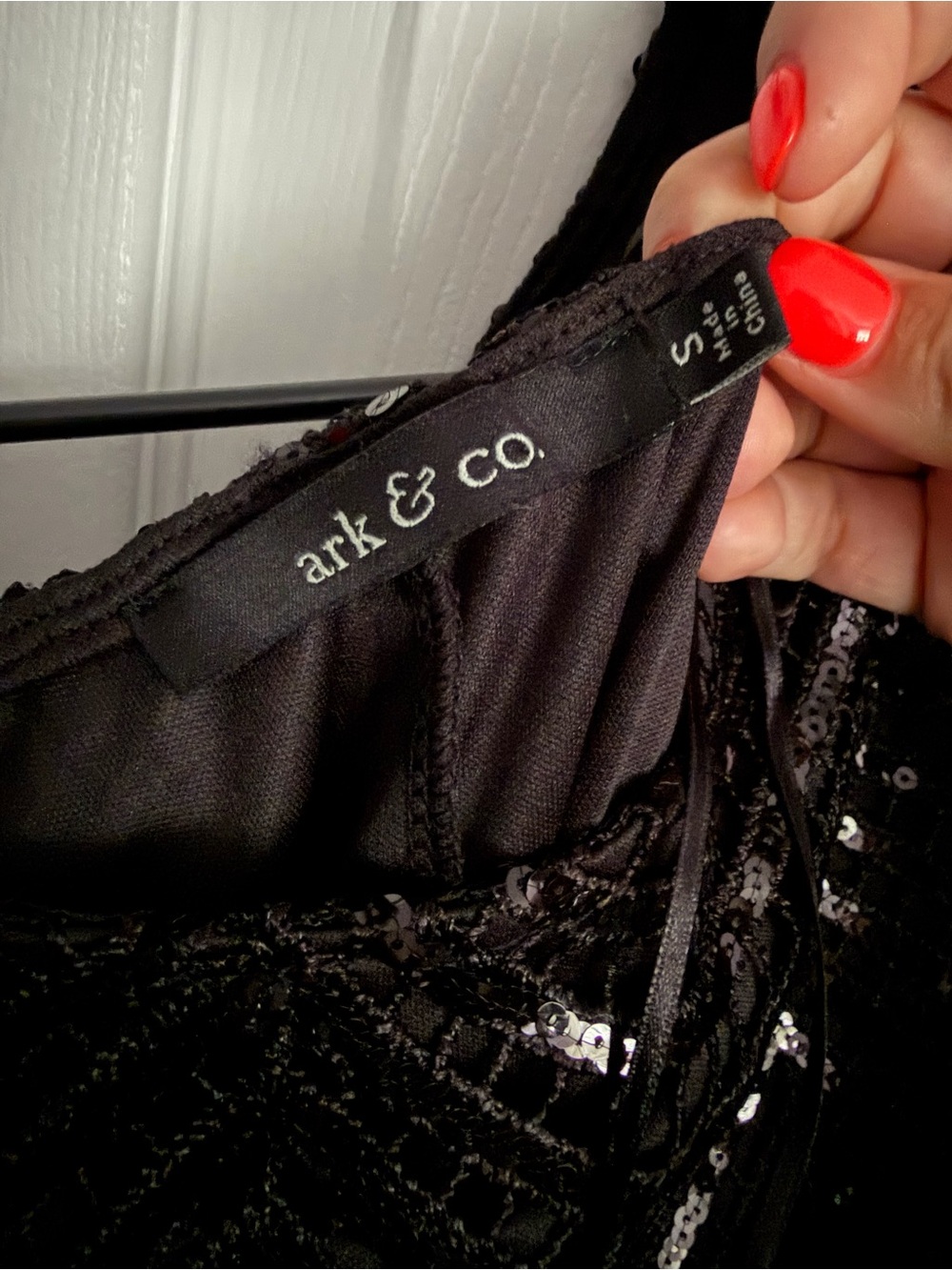 Ark & Co Black Sequin Dress - Picture 3 of 3